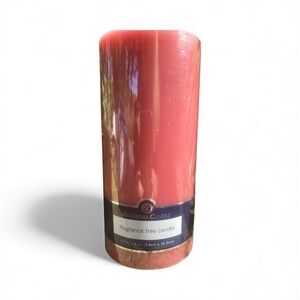 NIB Colonial Candle Pink Pillar Candle